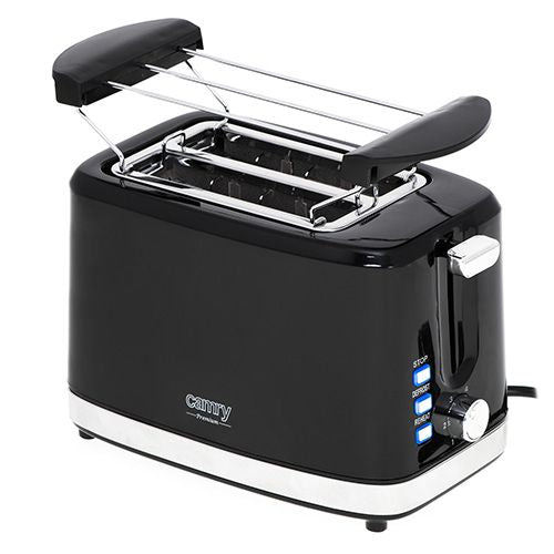 Röster Camry  Toaster CR 3218 Power 750 W, Number of slots 2, Housing material Plastic, Black