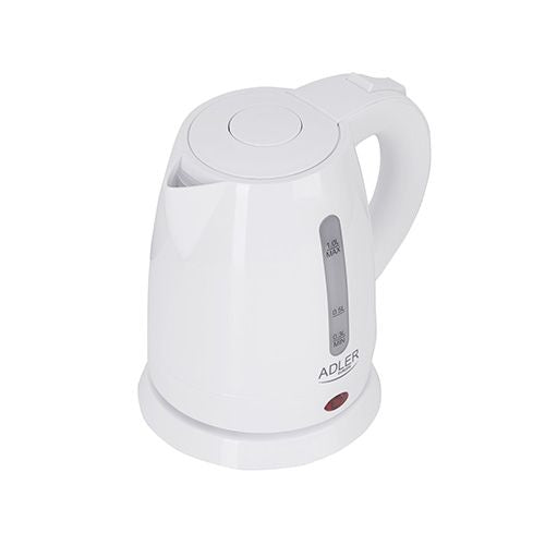 Veekeetja Adler  Kettle AD 1272 Electric, 1600 W, 1 L, Stainless steel/Polypropylene, 360° rotational base, White