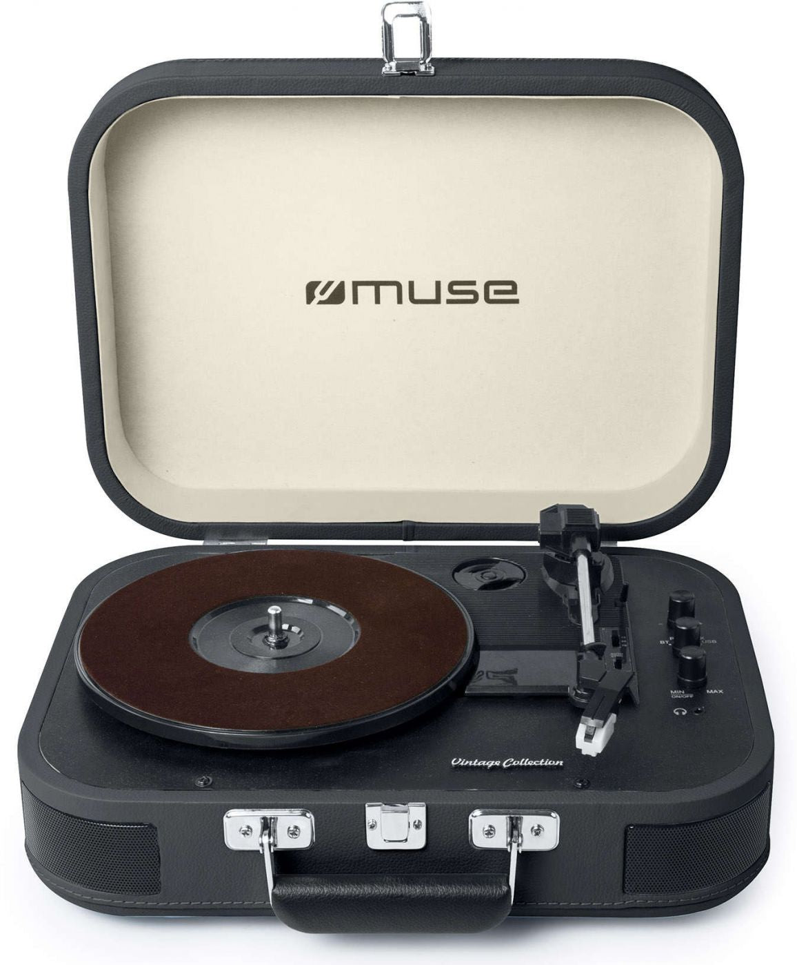 Record players Muse  Turntable Stereo System MT-201 DG USB port, AUX in, 2x5 W, Black/Cream