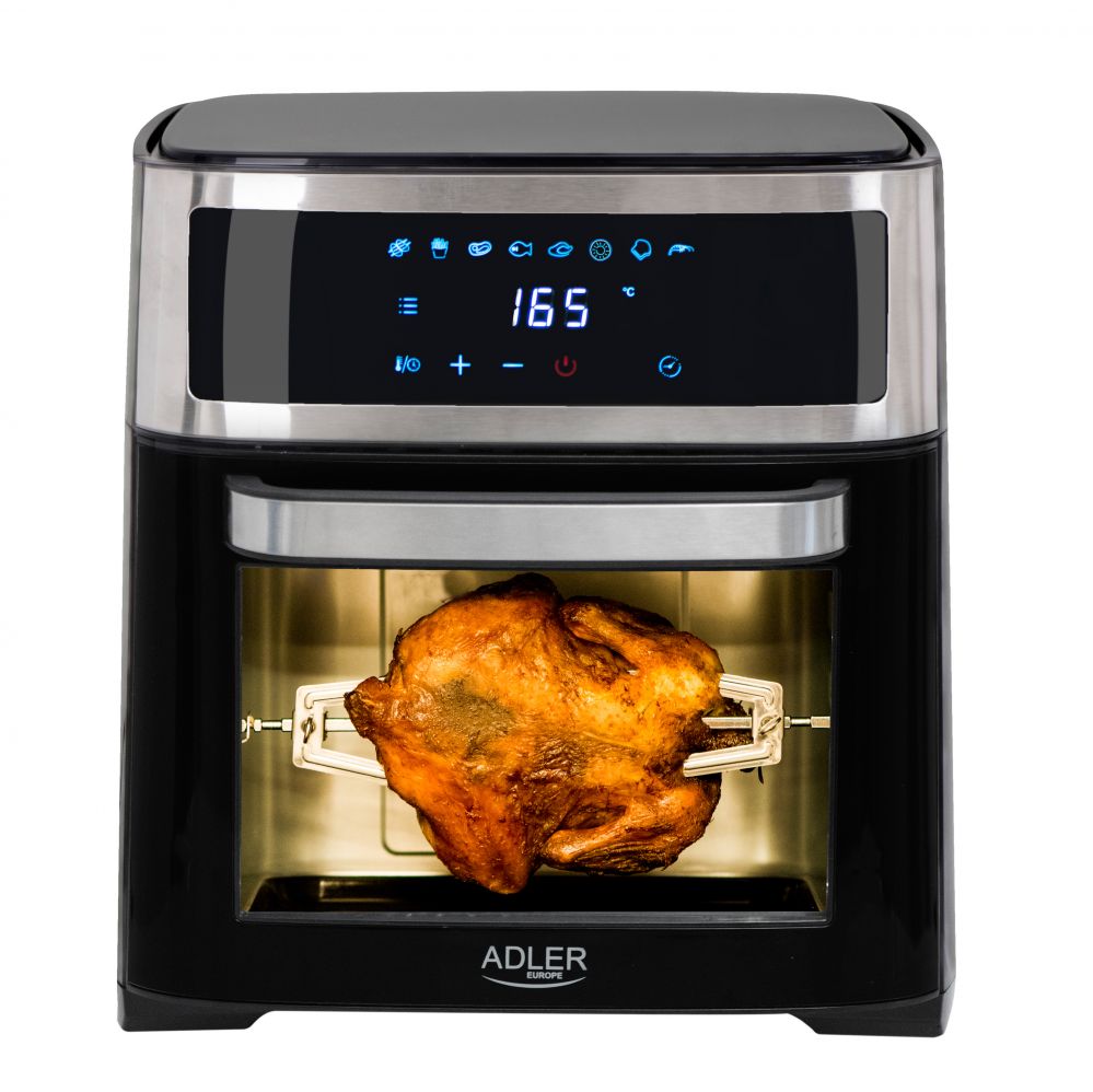 Настольный гриль Adler  Airfryer Oven AD 6309 Power 1700 W, Capacity 13 L, Stainless steel/Black