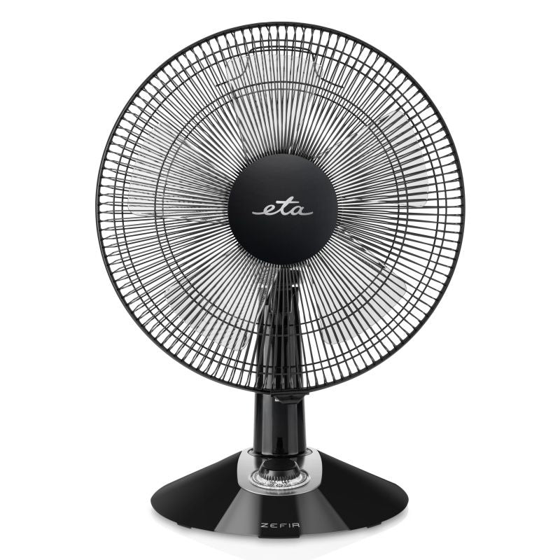 Fan ETA  Zefir 160790010  Table Fan, Number of speeds 3, 45 W, Oscillation, Diameter 30 cm, Black