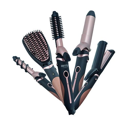 Fööni pintsel Camry  Hair Styler CR 2024 1200 W, Black/Rose gold