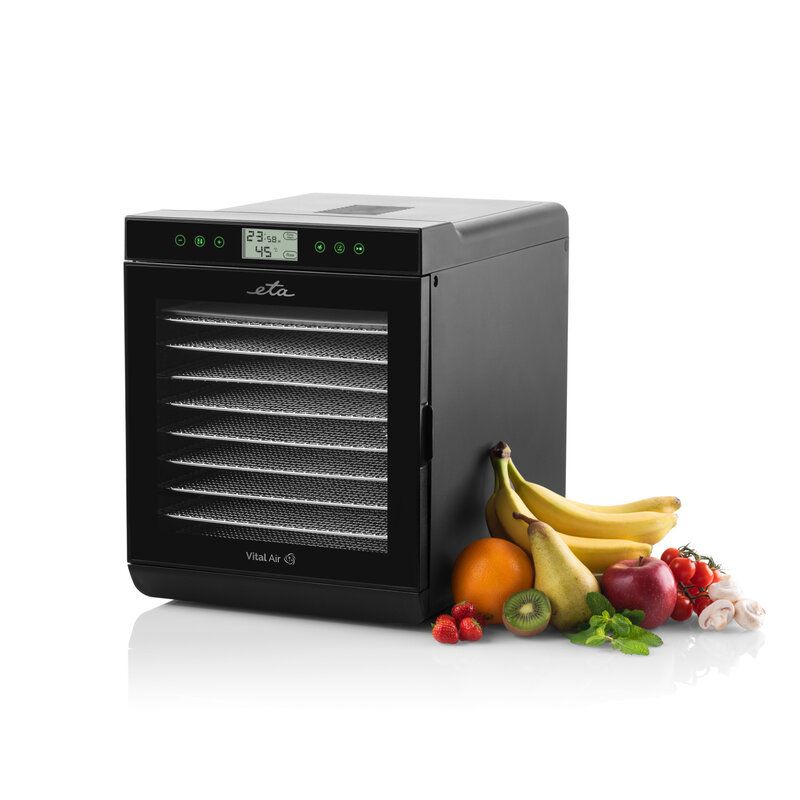 Другая малая бытовая техника ETA  Fruit dryer Vital Air II 230290000	 Power 245 W, Number of trays 10, Temperature control, Integrated timer, Black