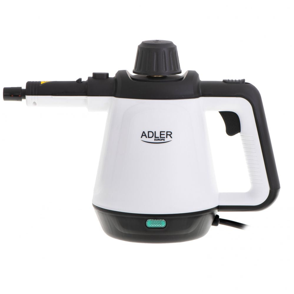 Muud väikesed kodumasinad Adler  Steam cleaner AD 7038 Power 1200 W, Steam pressure 3.5 bar, Water tank capacity 0.45 L, White/Black