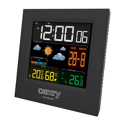 Другая малая бытовая техника Camry  Weather station CR 1166 Black, Date display