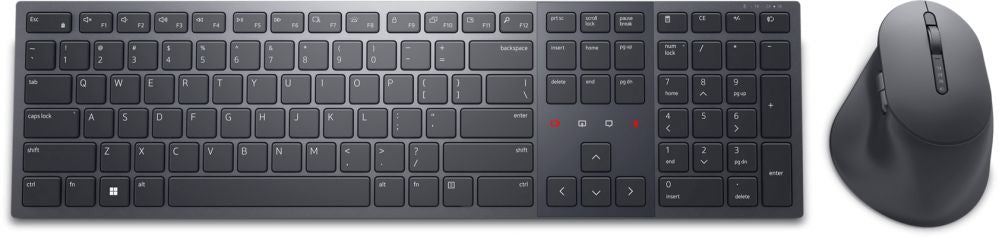 Arvuti klaviatuur Dell  Premier Collaboration Keyboard and Mouse KM900 Wireless, US, USB-A, Graphite