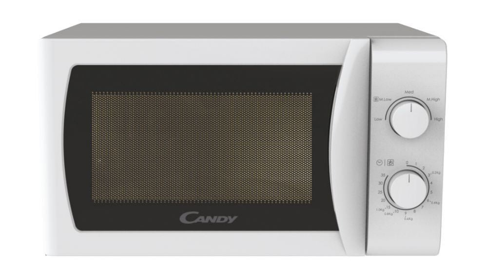 Mikrolaineahi Candy  Microwave Oven CMW20SMW Free standing, Height 25.82 cm, White, Width 43.95 cm