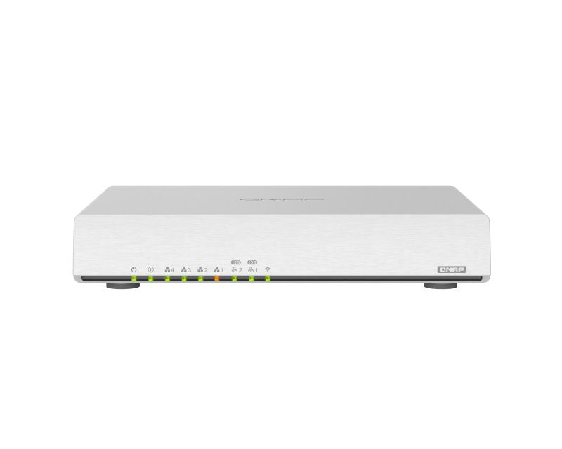 Routers QNAP  Dual bandRouter QHora-301W 802.11ax, Ethernet LAN (RJ-45) ports 6, Mesh Support Yes, MU-MiMO Yes, No mobile broadband, Antenna type Internal