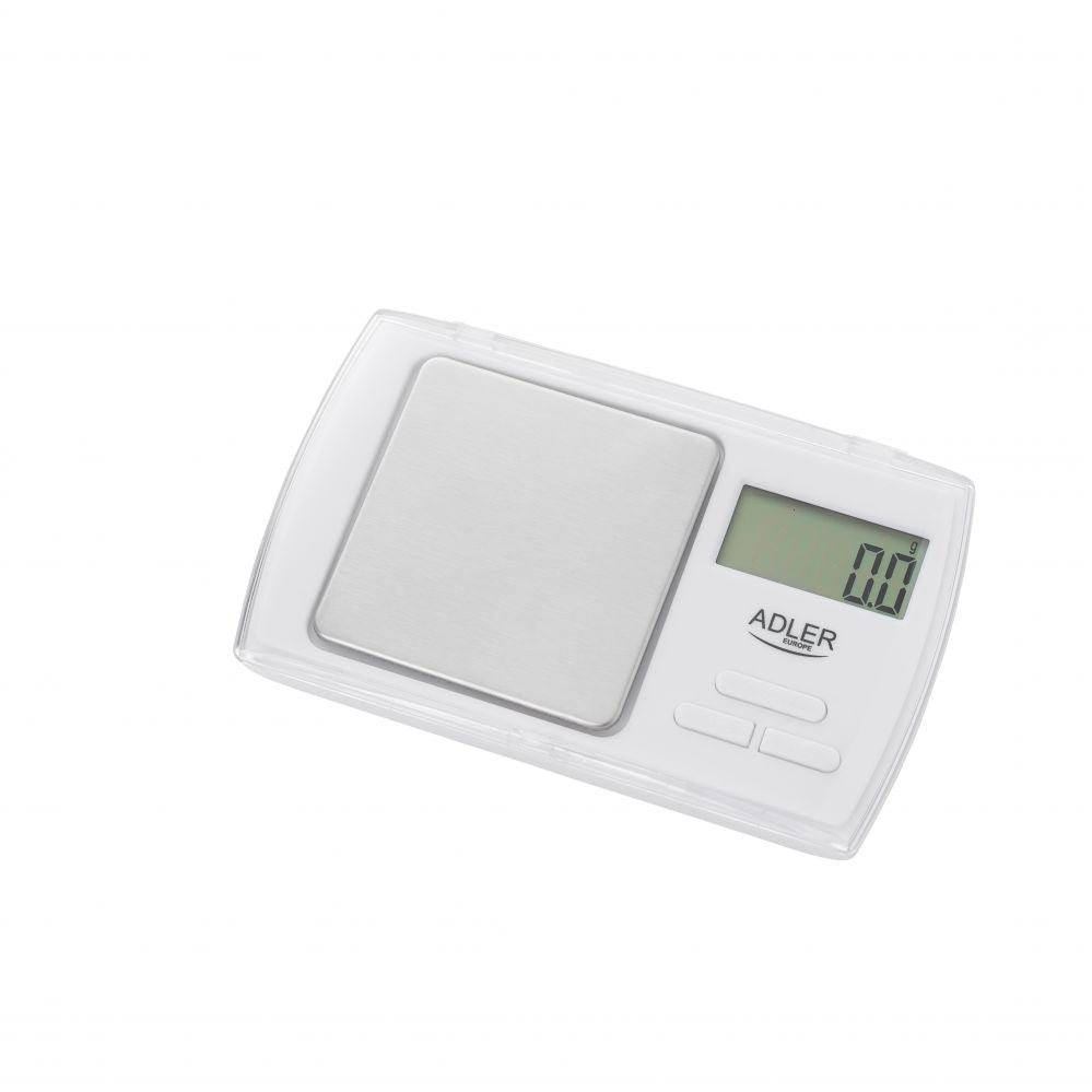 Scales Adler  Precision scale AD 3161 Maximum weight (capacity) 0.5 kg, Accuracy 0.01 g, White