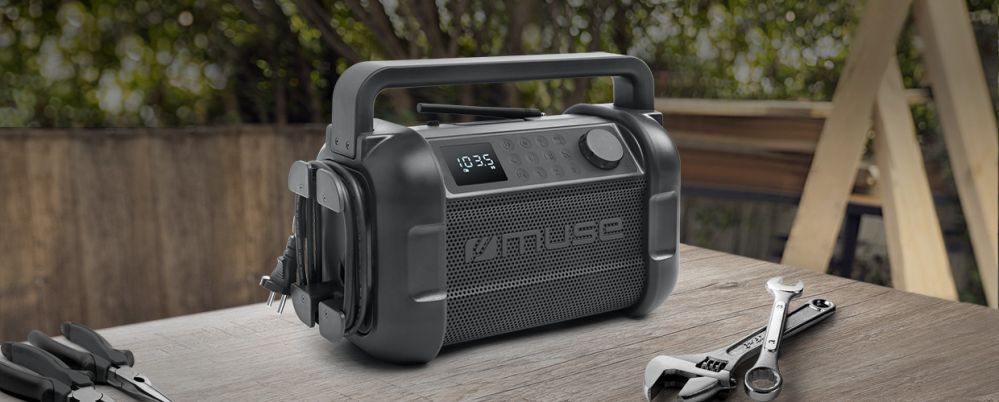 Arvutikõlarid Muse  M-928 FB Jobsite Radio speaker, Black