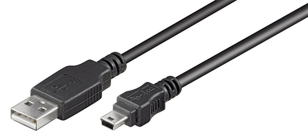 Кабель Goobay  50767 USB 2.0 Hi-Speed cable, black, 1.8 m