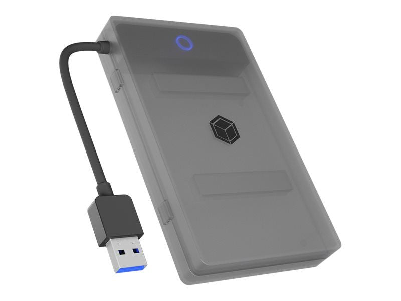 Hard drive case Raidsonic  Icy Box IB-AC603b-U3 2.5" SATA III to USB 3.2 Gen 1 Type-A Adapter, With Protection Box, Black
