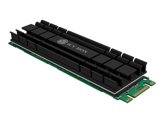 Корпус жесткого диска Raidsonic  Icy Box IB-M2HS-701 Heat Sink Set for M.2 2280 SSD, For PC/PS5, Aluminium, 5 mm Thick