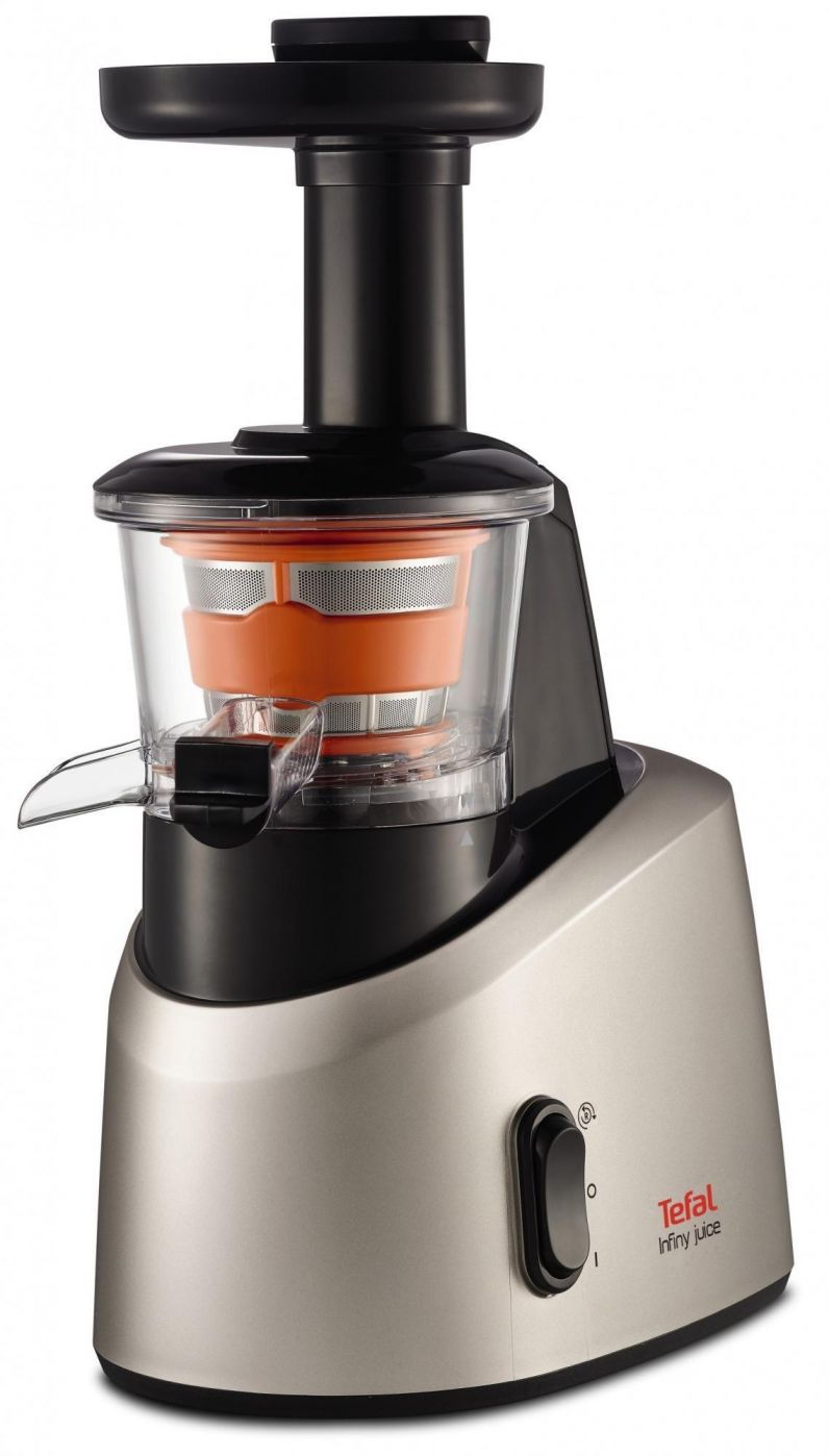 Other small household appliances TEFAL  Slow Juicer ZC255B38 Type Electric Silver/ black 200 W Extra large fruit input Number of speeds 2 82 RPM