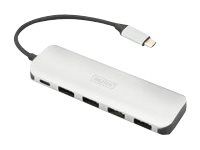 Muu arvutitarvik Digitus  USB Type-C 4 port hub (USB 3.0) + PD