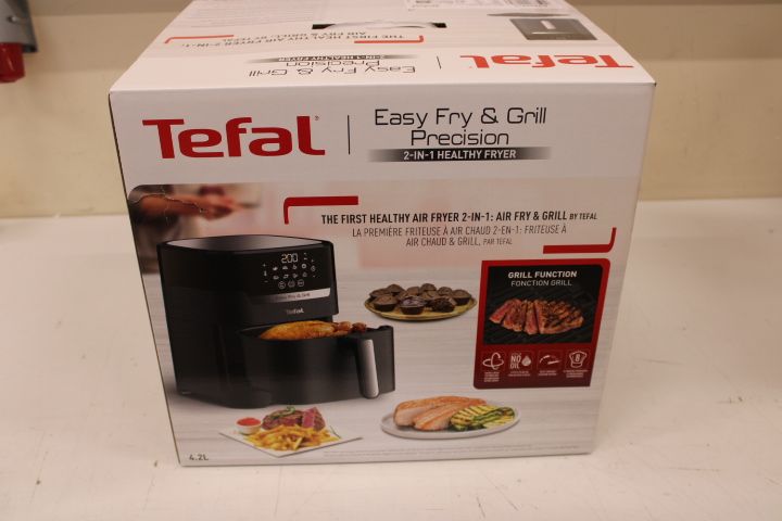 Настольный гриль TEFAL  SALE OUT.   Fryer Easy Fry and Grill EY505815 Power 1400 W Capacity 4.5 L Black DAMAGED PACKAGING