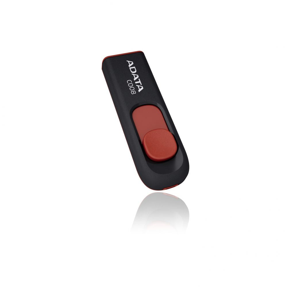 Флеш-накопитель ADATA  C008 64 GB USB 2.0 Black/Red
