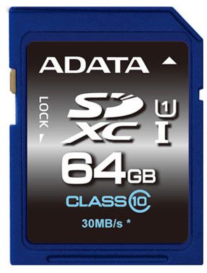 Mälukaardid ADATA  Premier 64 GB SDHC Flash memory class 10 No