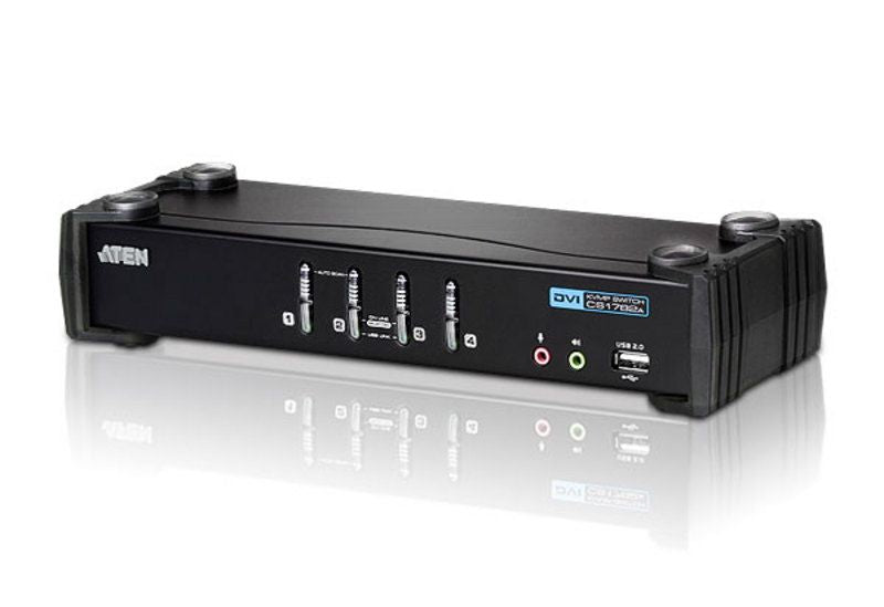 Server – muud tarvikud Aten  4-Port USB DVI/Audio KVMP Switch  4-Port USB DVI/Audio KVMP  Switc