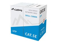 Office furniture and supplies Lanberg LAN cable UTP cat.5e 305m solid