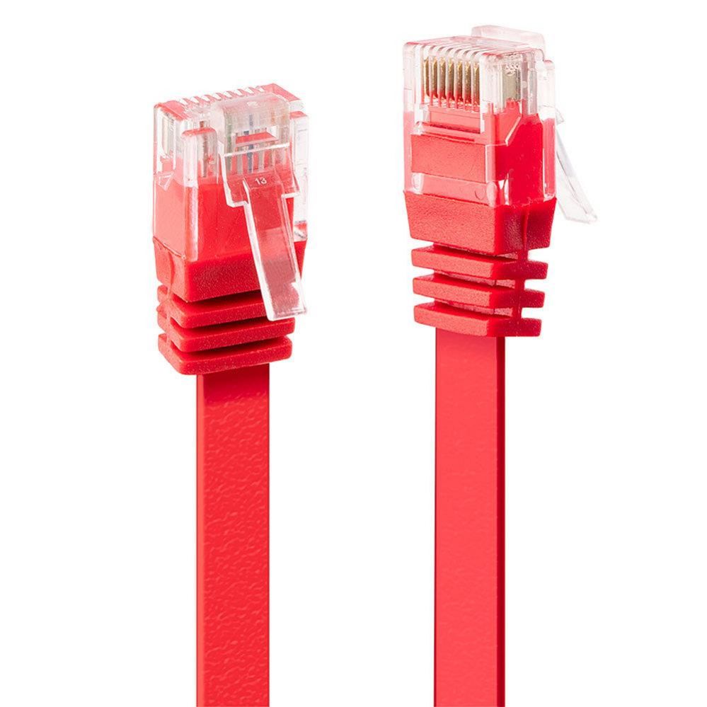 Võrgulülitid LINDY  CABLE CAT6 U/UTP 5M/RED 47514