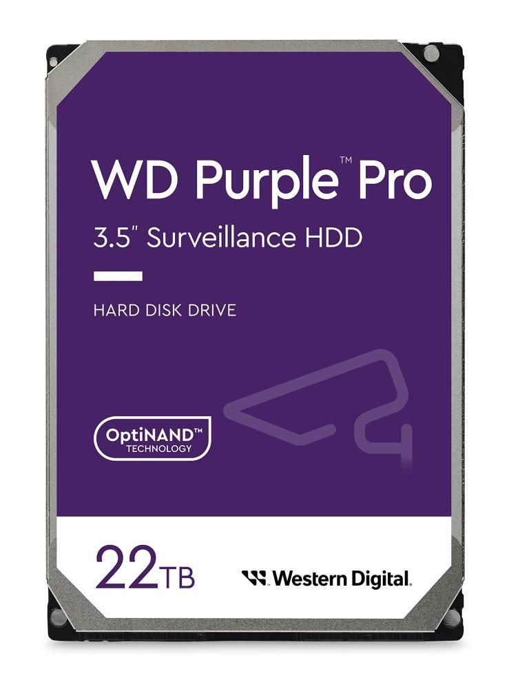 Жесткий диск HDD Western Digital  HDD||Purple Pro|22TB|SATA|512 MB|7200 rpm|3,5"|WD221PURP