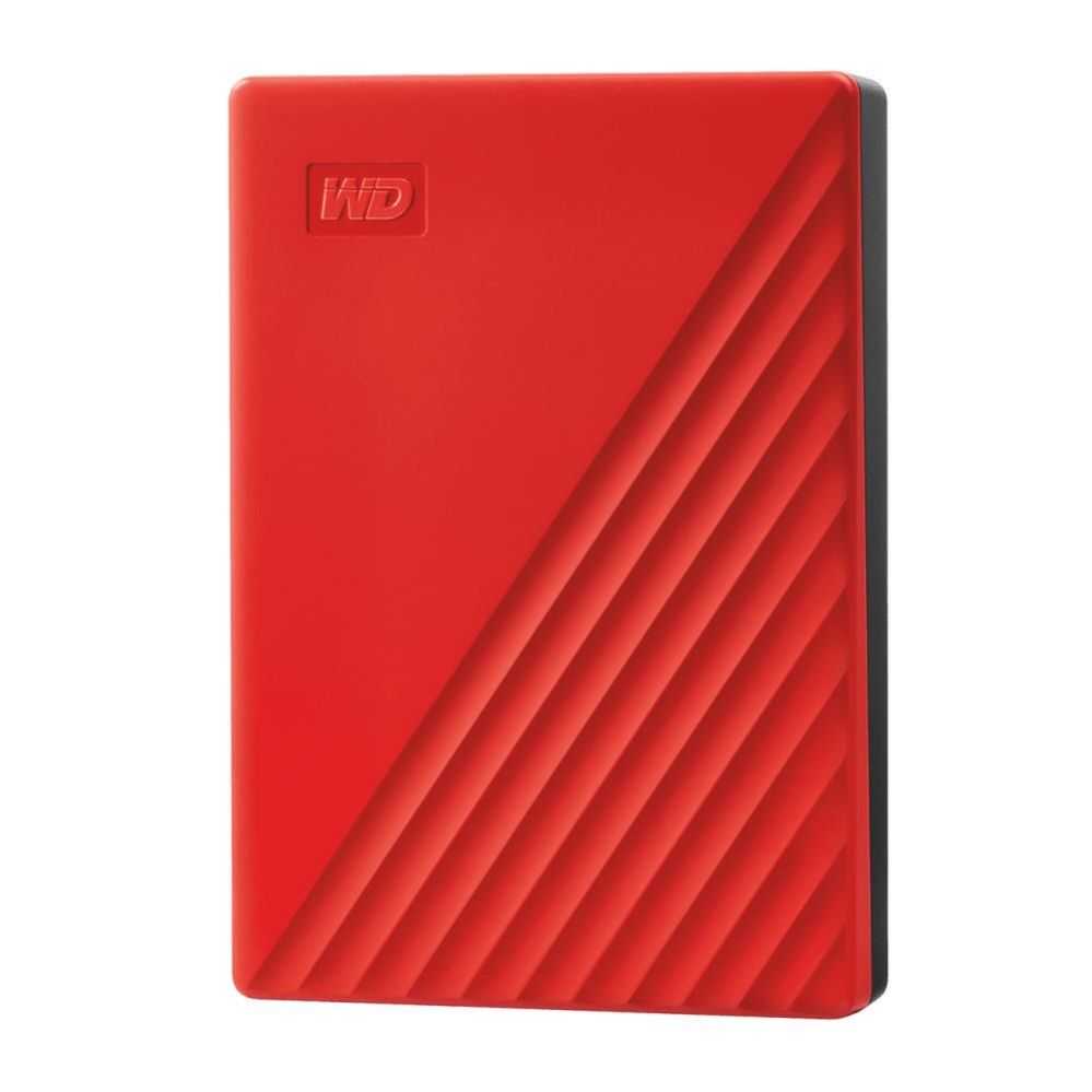 Жесткий диск HDD Western Digital  External HDD||My Passport|4TB|USB 2.0|USB 3.0|USB 3.2|Colour Red|WDBPKJ0040BRD-WESN
