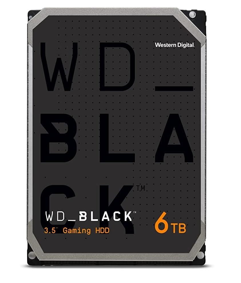 Hard drive HDD Western Digital  HDD||Black|6TB|SATA|128 MB|7200 rpm|3,5"|WD6004FZWX