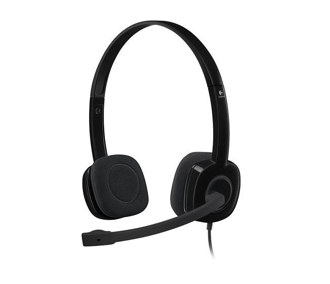 Проводные наушники Logitech  HEADSET STEREO H151/BLACK 981-000589