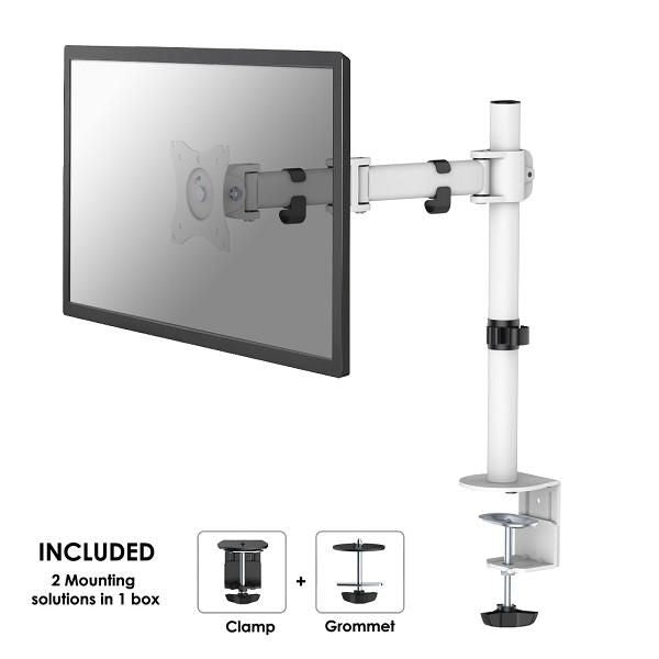 Telerite tarvikud NEOMOUNTS  MONITOR ACC DESK MOUNT/10-30" NM-D135WHITE