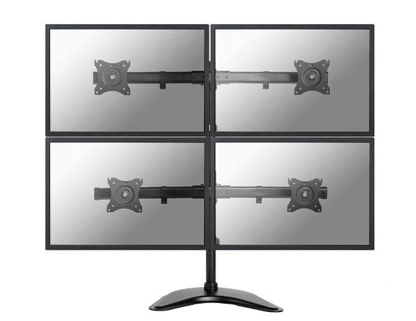 Telerite tarvikud NEOMOUNTS  MONITOR ACC DESK MOUNT 10-27"/NM-D335D4BLACK