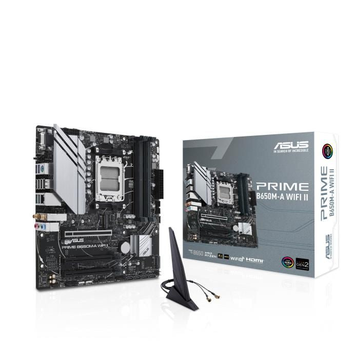 Материнская плата для процессоров AMD Asus  Mainboard||AMD B650|Micro-ATX|Memory DDR5|Memory slots 4|3xPCI-Express 4.0 16x|2xM.2|1x15pin D-sub|1xHDMI|1xDisplayPort|4xUSB 2.0|4xUSB 3.2|1xPS/2|1xRJ45|3xAudio port|PRIMEB650M-AWIFIII
