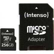 Другой аксессуар для компьютера Intenso  MEMORY MICRO SDXC 256GB UHS-I/W/ADAPTER 3423492