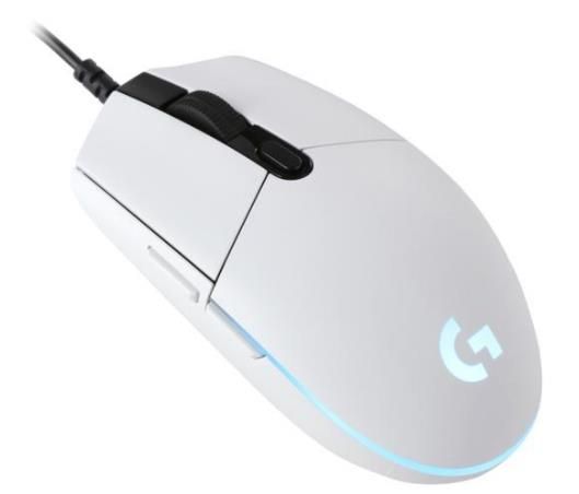 Компьютерная мышь Logitech  MOUSE USB OPTICAL G203/WHITE 910-005797