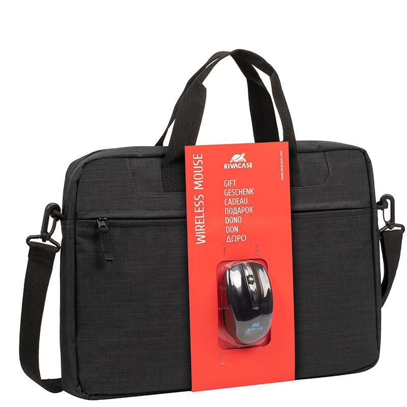 Laptop Bag RIVACASE  NB CASE REGENT 15.6" + MOUSE/8038