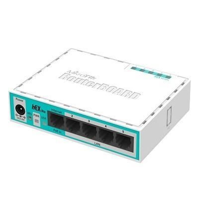 Routers Mikrotik  NET ROUTER 10/100M 5PORT/HEX LITE RB750R2