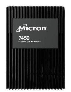 Kõvaketas SSD Micron  SSD||SSD series 7450 PRO|3.84TB|PCIE|NVMe|NAND flash technology TLC|Write speed 5300 MBytes/sec|Read speed 6800 MBytes/sec|Form Factor U.3|TBW 7000 TB|MTFDKCC3T8TFR-1BC1ZABYYR