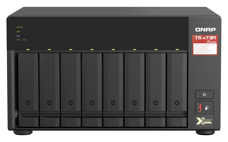 Serverid QNAP  NAS STORAGE TOWER 8BAY 8GB/TS-873A-8G