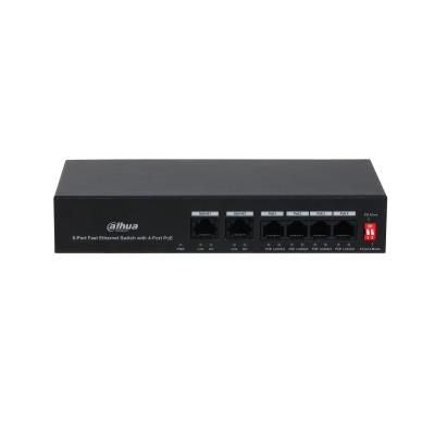 Võrgulülitid DAHUA  Switch||PFS3006-4ET-36|PoE ports 4|36 Watts|DH-PFS3006-4ET-36