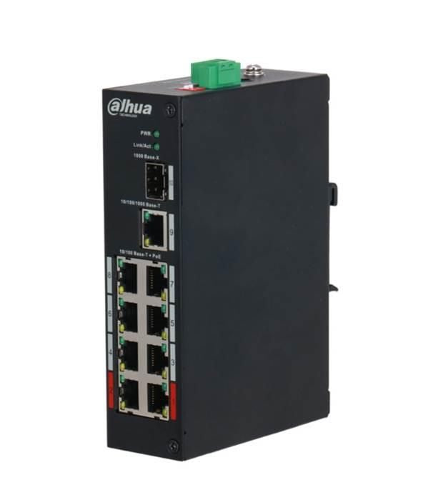 Võrgulülitid DAHUA  Switch||PFS3110-8ET-96-V2|PoE ports 8|96 Watts|DH-PFS3110-8ET-96-V2