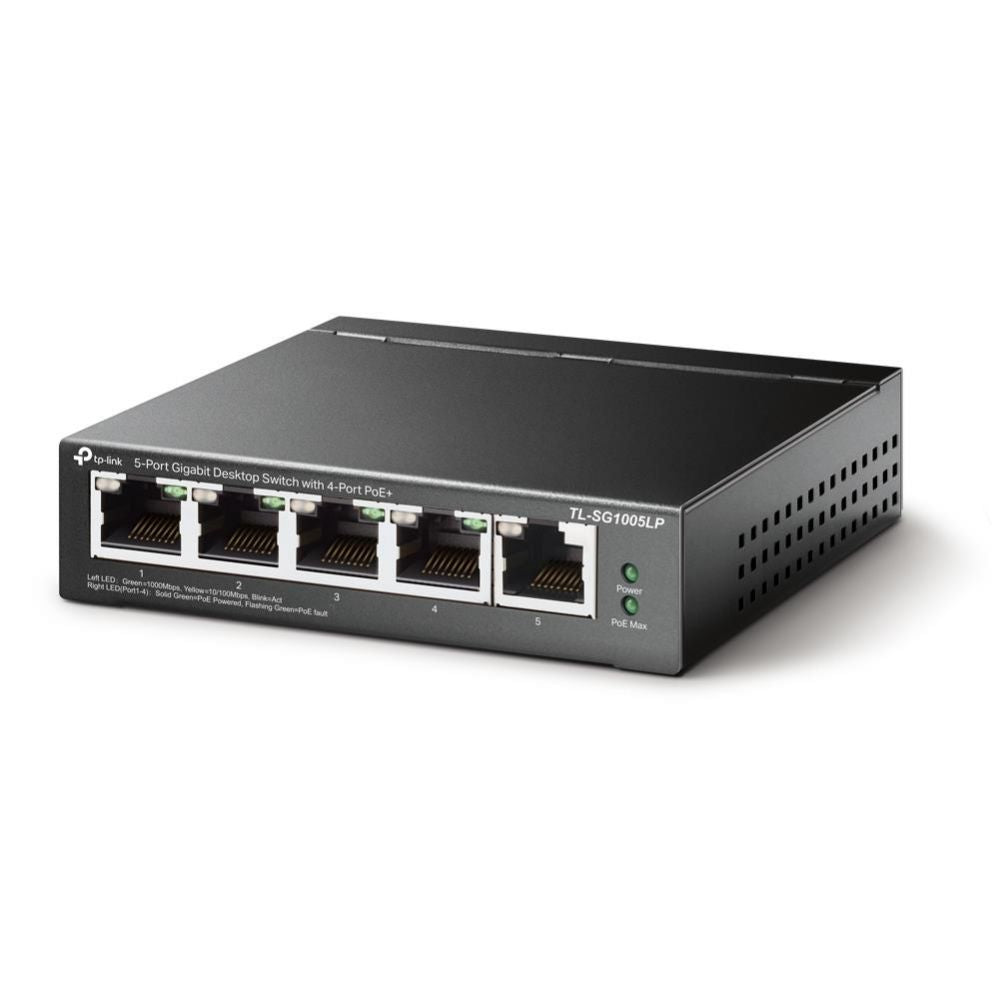Võrgulülitid TP-Link  Switch||TL-SG1005LP|Desktop/pedestal|5x10Base-T / 100Base-TX / 1000Base-T|PoE ports 1|TL-SG1005LP