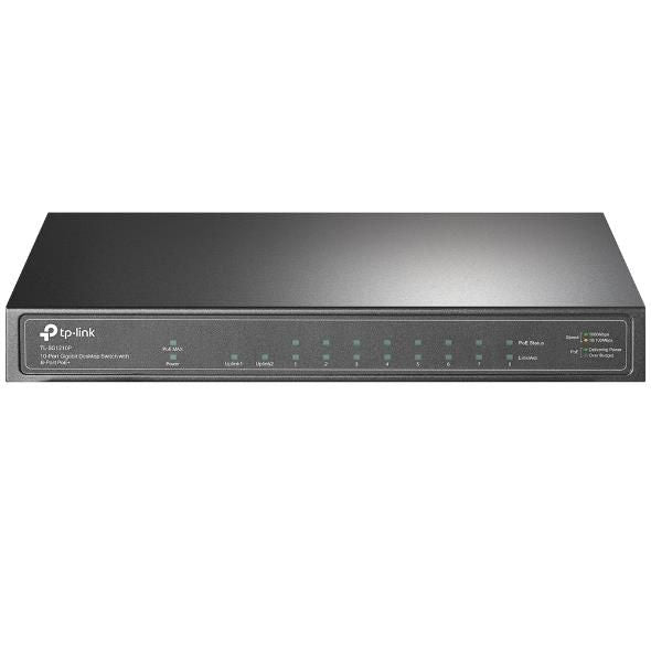 Võrgulülitid TP-Link  Switch||TL-SG1210P|Desktop/pedestal|9x10Base-T / 100Base-TX / 1000Base-T|1xSFP|PoE+ ports 8|TL-SG1210P
