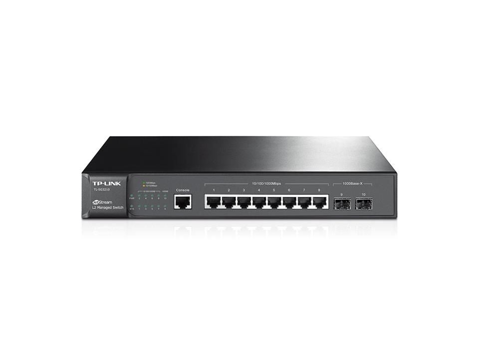Commutator TP-Link  Switch||TL-SG3210|Type L2|8x10Base-T / 100Base-TX / 1000Base-T|2xSFP|TL-SG3210