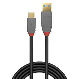 Кабель LINDY  CABLE USB2 C-A 3M/ANTHRA 36888