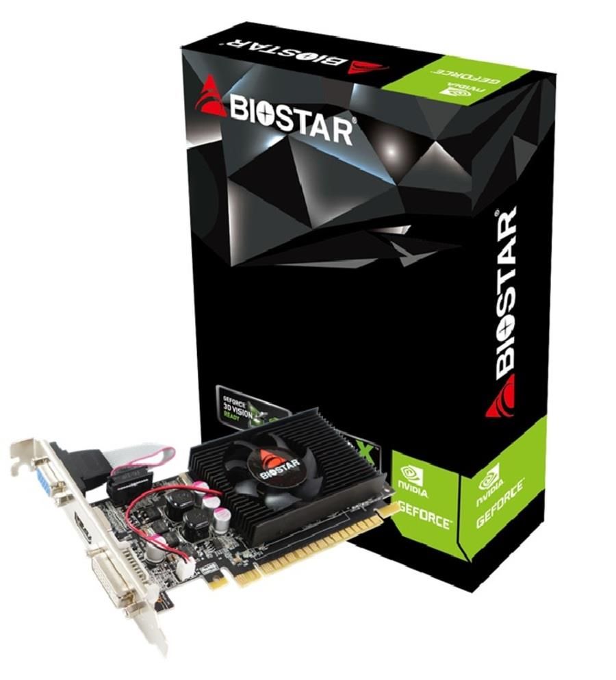 Графическая карта / Видеокарты BIOSTAR  Graphics Card||NVIDIA GeForce 210|1 GB|DDR3|64 bit|PCIE 2.0 16x|Memory 1333 MHz|GPU 589 MHz|Single Slot Fansink|1x15pin D-sub|1xDVI-D|1xHDMI|VN2103NHG6