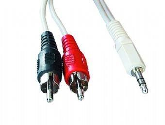 Kaabel Gembird  CABLE AUDIO 3.5MM TO 2RCA 2.5M/CCA-458-2.5M