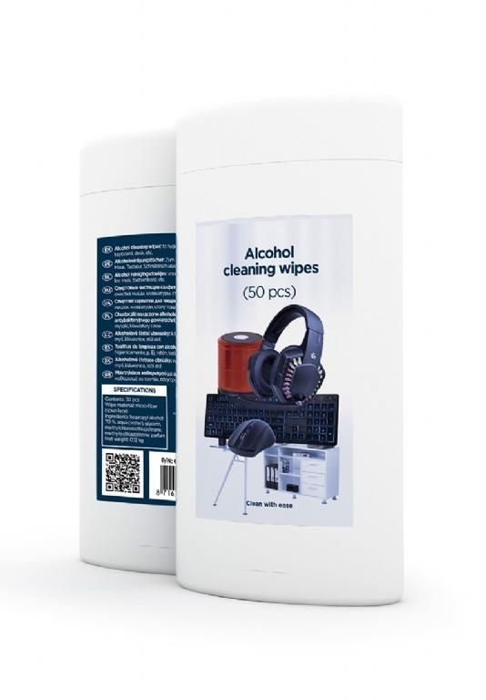 Для кухни Gembird  CLEANING WIPES 50PCS/CK-AWW50-01