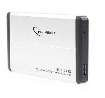 Hard drive HDD Gembird  HDD CASE EXT. USB3 2.5"/SILVER EE2-U3S-2-S