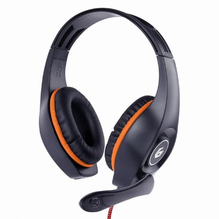 Kõrvaklapid Gembird  HEADSET GAMING/ORANGE GHS-05-O