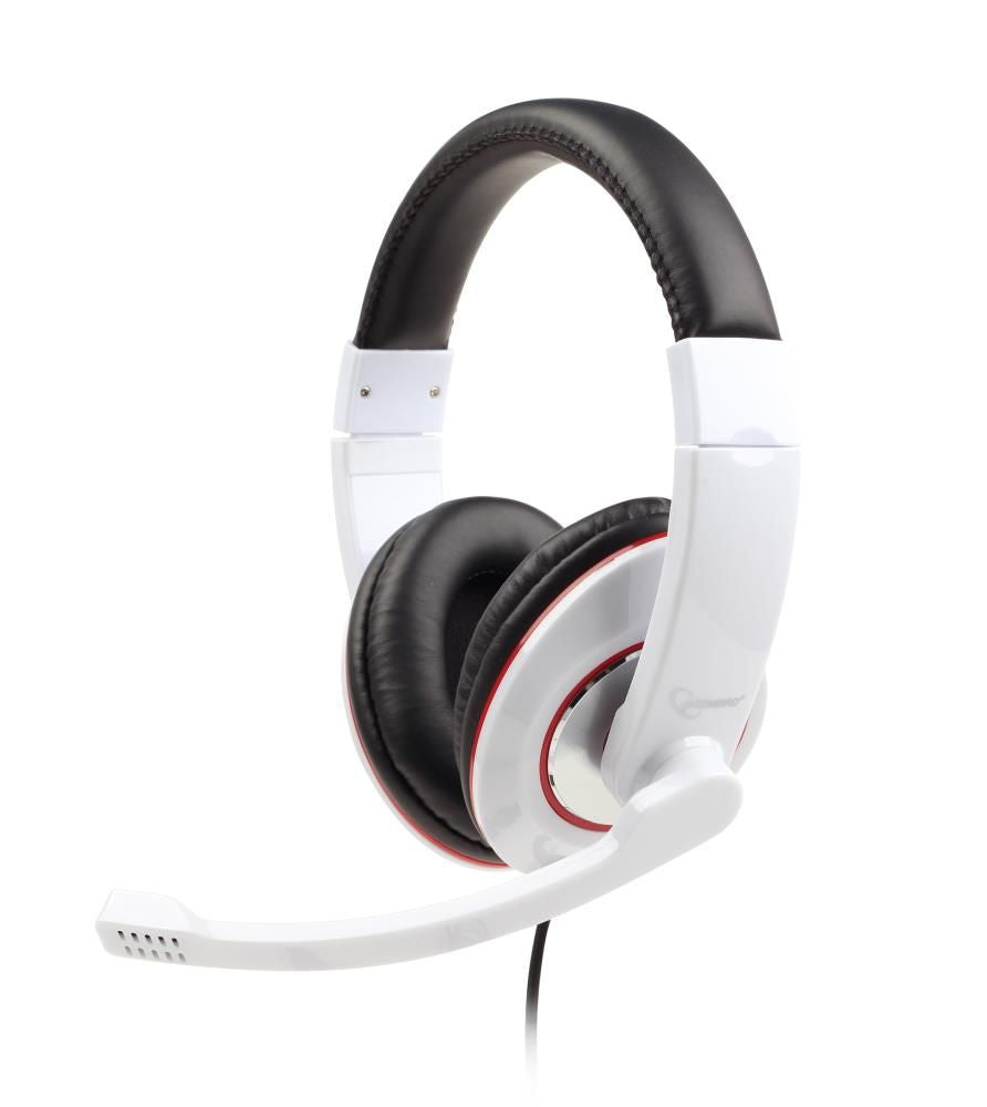 Проводные наушники Gembird  HEADSET STEREO WHITE/MHS-001-GW